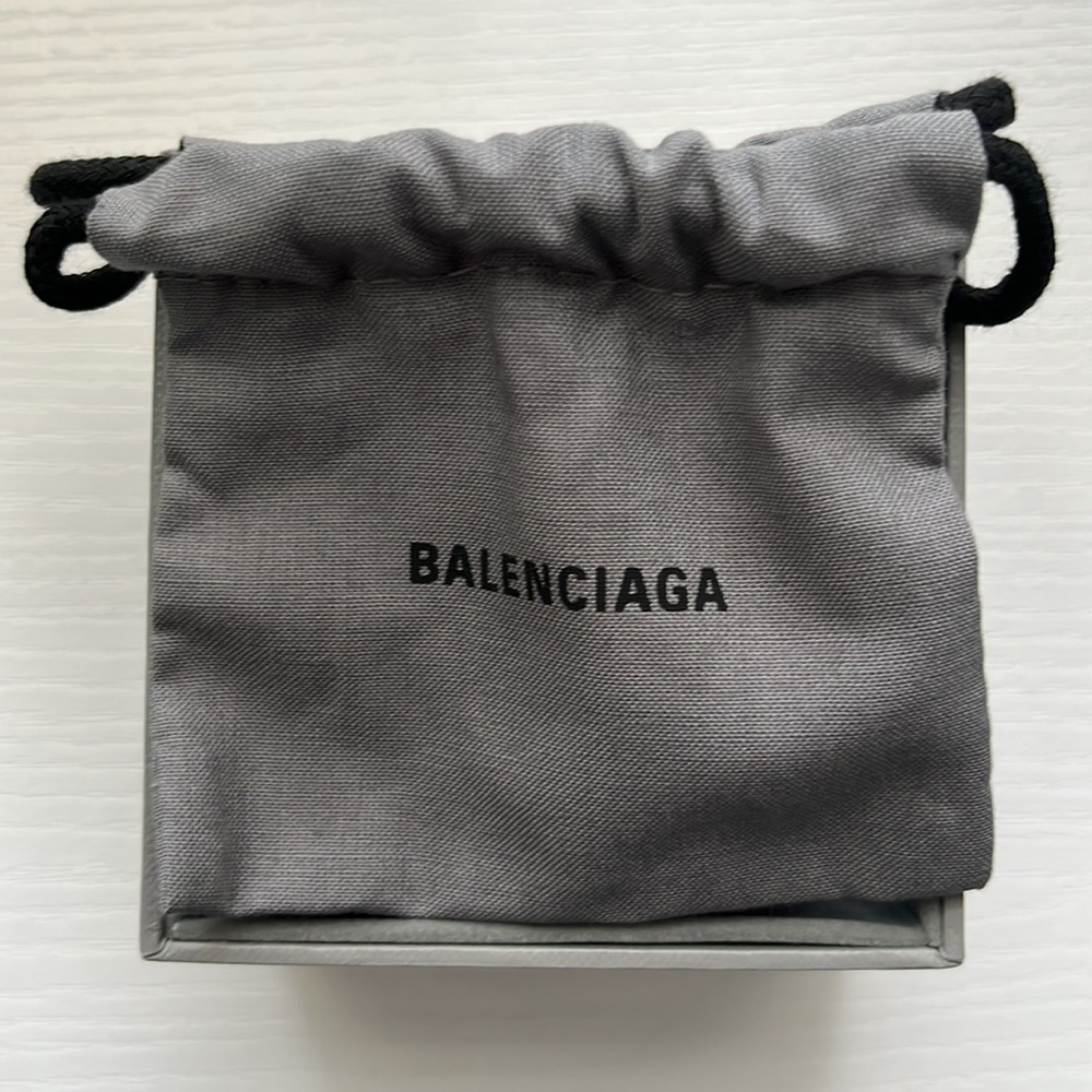 Silver Copper Balenciaga Loop Earrings - Picture 3 of 4